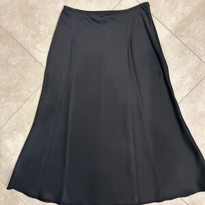ANTONIO MELANI Elegant Black Full Skirt